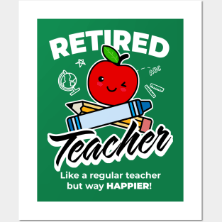 Retired Teacher Posters and Art